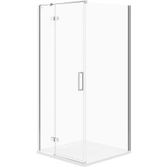 Cersanit City sprchovací kút 90x90 cm obdĺžniková chromová lesklé/priehľadné sklo S584-100