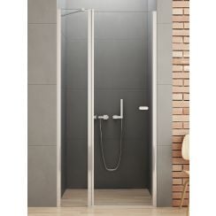 New Trendy New Soleo sprchové dvere 90 cm výklopné chróm lesklá/priehľadné sklo D-0155A-WK