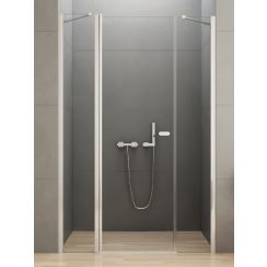 New Trendy New Soleo sprchové dvere 140 cm výklopné chróm lesklá/priehľadné sklo D-0174A