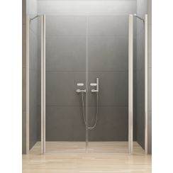 New Trendy New Soleo sprchové dvere 130 cm výklopné chróm lesklá/priehľadné sklo D0257A