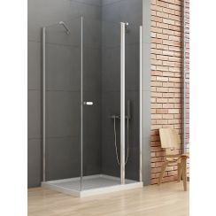 New Trendy New Soleo sprchovací kút 110x90 cm štvorcová chromová lesklé/priehľadné sklo K-0401