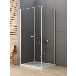 New Trendy New Soleo sprchovací kút 110x90 cm štvorcová chromová lesklé/priehľadné sklo K-0362