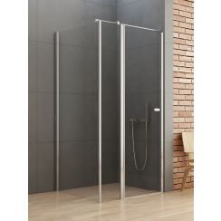 New Trendy New Soleo sprchovací kút 100x100 cm obdĺžniková chromová lesklé/priehľadné sklo K-0724