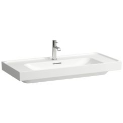 Laufen Meda umývadlo 100x46 cm obdĺžnik klasické umývadlo biela lesklá H8161194001041