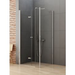 New Trendy New Soleo sprchovací kút 100x80 cm štvorcová chromová lesklé/priehľadné sklo K-0376