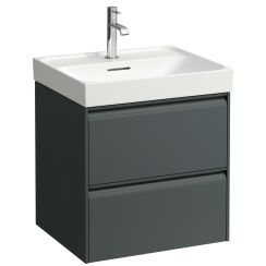 Laufen Meda skrinka 53.4x44.8x51.5 cm závesná kúpeľňová skrinka pod umývadlo sivá H4215620112661