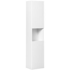 Comad Nova White skrinka 30x25x140 cm bočné závesné biela NOVA WHITE 80-03-2D