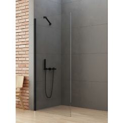 New Trendy New Soleo Black stena sprchového kúta walk -in 120 cm čierna matný/sklo priehľadné K-0772