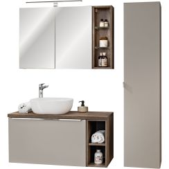 Súprava skrinka Comad Santa Fe Taupe SANTA FE TAUPE 82-80-B-2S, skrinka Comad Santa Fe Taupe SANTA FE TAUPE 80-01-B-1D2S, SANTA FE TAUPE 84-80-A-2D, UM-6252SMILE40DP, SANTA FE OAK 89-100-A, SANTAFEOAK81-01-A, SANTAFEOAK83-01-A, VIENTO 870 LAMPA LED II
