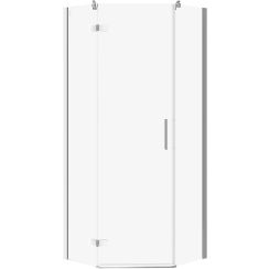 Cersanit City sprchovací kút 80x80 cm chromová lesklé/priehľadné sklo S584-076