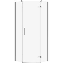 Cersanit City sprchovací kút 80x80 cm chromová lesklé/priehľadné sklo S584-075