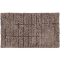 Zone Denmark Tiles koberček do kúpeľne 80x50 cm obdĺžnik hnedá 26452