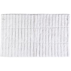 Zone Denmark Tiles koberček do kúpeľne 80x50 cm obdĺžnik biela 13535