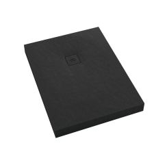 Schedline Nonlimits Black Stone obdĺžniková sprchová vanička + mriežka 100x70 cm čierna 3ST.N1P-70100/C/ST-M1/C/ST