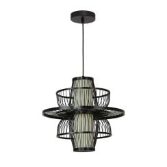 Light Prestige Astra závesné svietidlo 1x15 W čierna LP-3110/1P BK