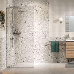 Sealskin Pure stena sprchovacieho kúta 100 cm chróm lesklý/sklo priehľadné PU231006265100