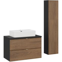 Súprava skrinka Comad Talia Casella TALIA CASELLA 82-80-46-2S, skrinka Comad Talia Casella TALIA CASELLA 80-30-1D, TRUST 2 WHITE ( E-6282 ), BLACK 89-80-46 L