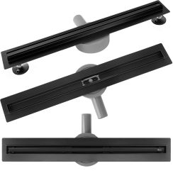 Rea Neox Slim Pro lineárny odtok 80 cm čierna REA-G2710