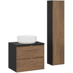 Súprava skrinka Comad Talia Casella TALIA CASELLA 80-30-1D, skrinka Comad Talia Casella TALIA CASELLA 82-60-46-2S, UN-MAJA-GW, BLACK 89-60-46 L