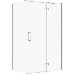 Cersanit City sprchovací kút 120x90 cm štvorcová chromová lesklé/priehľadné sklo S584-088