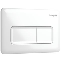 Hansgrohe iFrame Original Q splachovacie tlačidlo do toalety biela 66001450