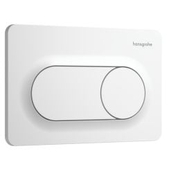 Hansgrohe iFrame Original S splachovacie tlačidlo do toalety biela 66002700