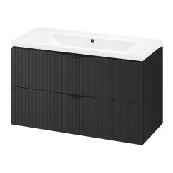 Cersanit (produkt bez serii) umývadlo so skrinkou 100 cm čierna S801588
