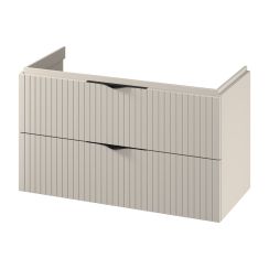 Cersanit Tirso skrinka 99.4x44.6x57.2 cm závesná kúpeľňová skrinka pod umývadlo kapučíno-béžová S1015-013
