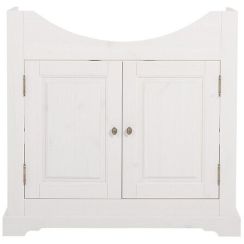 Comad Romantic skrinka 85x32x81 cm kúpeľňová skrinka pod úmývadlo stojaca biela ROMANTIC 861-U85
