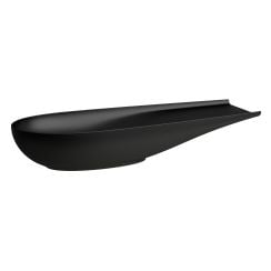 Laufen Il Bagno Alessi umývadlo 100x38 cm oválny pultové umývadlo čierna H8189747161121