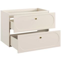 Comad Donna Sand skrinka 80.2x46x57 cm závesná kúpeľňová skrinka pod umývadlo béžová DONNA SAND 82-80-46-2S