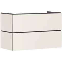Hansgrohe Xilesa E skrinka 98x47x62 cm závesná kúpeľňová skrinka pod umývadlo piesková 54262780