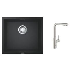 Súprava kuchynská batéria Grohe Essence 30270DC0, granitový drez Grohe K700 31653AP0