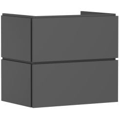 Hansgrohe Xilesa E skrinka 68x47x62 cm závesná kúpeľňová skrinka pod umývadlo sivá 54295760