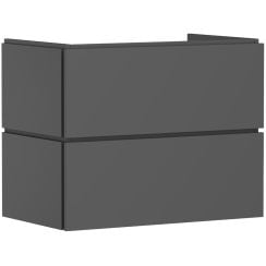 Hansgrohe Xilesa E skrinka 78x47x62 cm závesná kúpeľňová skrinka pod umývadlo sivá 54296760
