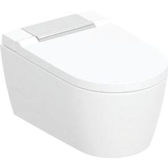 Geberit AquaClean Sela umývacia toaleta závesná bez splachovacieho kruhu s vírivým splachovaním biela 146.220.21.1