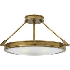 Elstead Lighting Collier stropné svietidlo 4x40 W mosadzná HK-COLLIER-SF-M