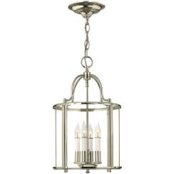 Elstead Lighting Gentry závesné svietidlo 4x60 W niklová HK-GENTRY-P-M-PN