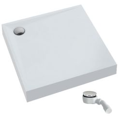 Schedpol Solido štvorcová sprchová vanička so sifónom 90x90 cm biela 3.1461