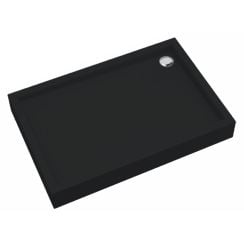 Schedpol Medium Black Mat obdĺžniková sprchová vanička 120x90 cm čierna 3.4747/C/MG