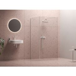 Ravak Walk-In Corner súprava stien 120 cm biela matný/sklo priehľadné GW1CG4E0SZ1