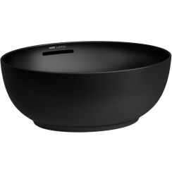 Laufen Ilbagnoalessi umývadlo 45x40 cm oválny pultové umývadlo čierna H8189767161091