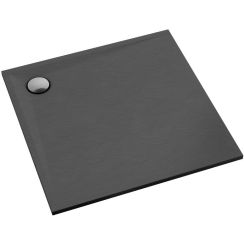 Schedline Libra Anthracite Stone štvorcová sprchová vanička 90x90 cm antracitová 3SP.L1K-9090/A/ST