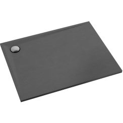 Schedline Libra Anthracite Stone obdĺžniková sprchová vanička 140x80 cm antracitová 3SP.L1P-80140/A/ST