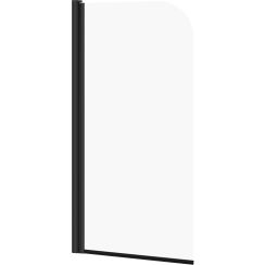 Cersanit Easy vaňová zástena 70 cm jednodielny čierna matné/číre sklo S1037-001