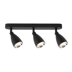 Light Prestige Campana stropné svietidlo 3x8 W čierna LP-3103/3WS BK