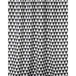 BISK Plain sprchový záves 180x200 cm biela-čierna 06866