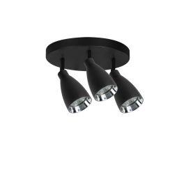 Light Prestige Campana stropné svietidlo 3x8 W čierna LP-3103/3C BK