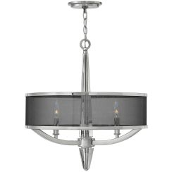 Quintiesse Ascher závesné svietidlo 3x60 W čierna-niklová QN-ASCHER-3P
