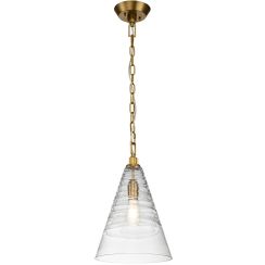 Quintiesse Elmore závesné svietidlo 1x60 W mosadzná QN-ELMORE-P-BBS